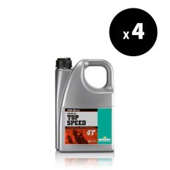 Huile moteur MOTOREX Top Speed 4T - 15W50 JASO MA2 - 4L (x4)