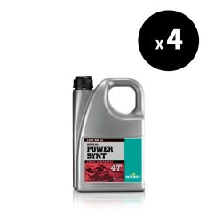 Huile moteur MOTOREX Power Synt 4T 10W60 JASO MA2 - 4L (x4)