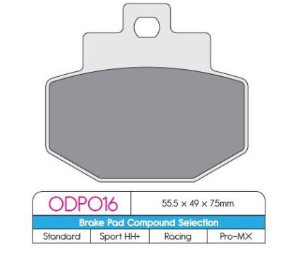 Plaquettes de frein organiques ODP