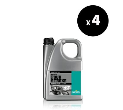 Huile moteur MOTOREX Four Stroke - 20W50 JASO MA2 - 4L (x4)