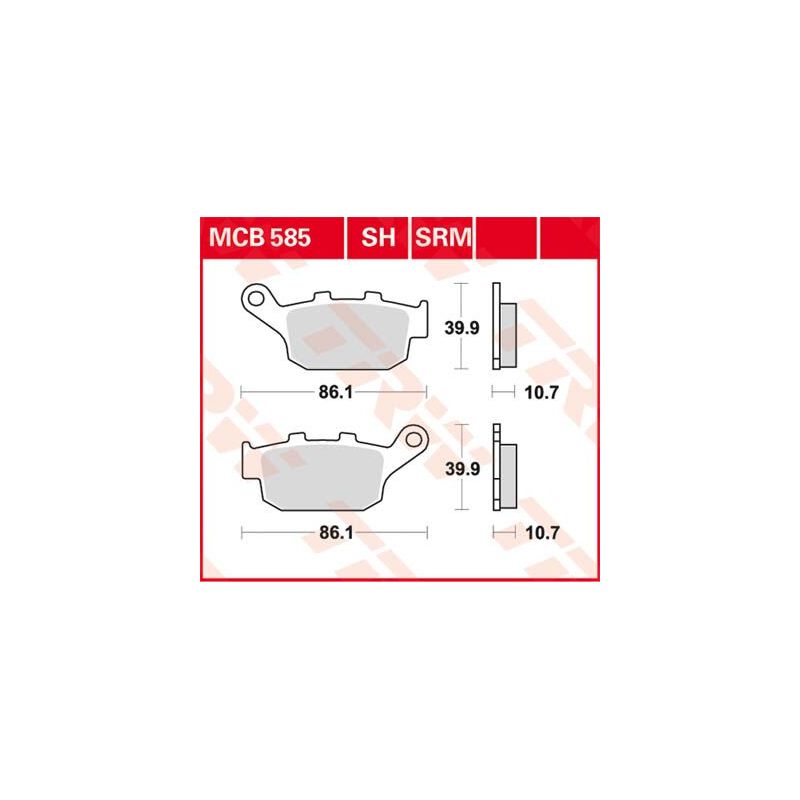 Plaquettes de frein en métal fritté polyvalentes