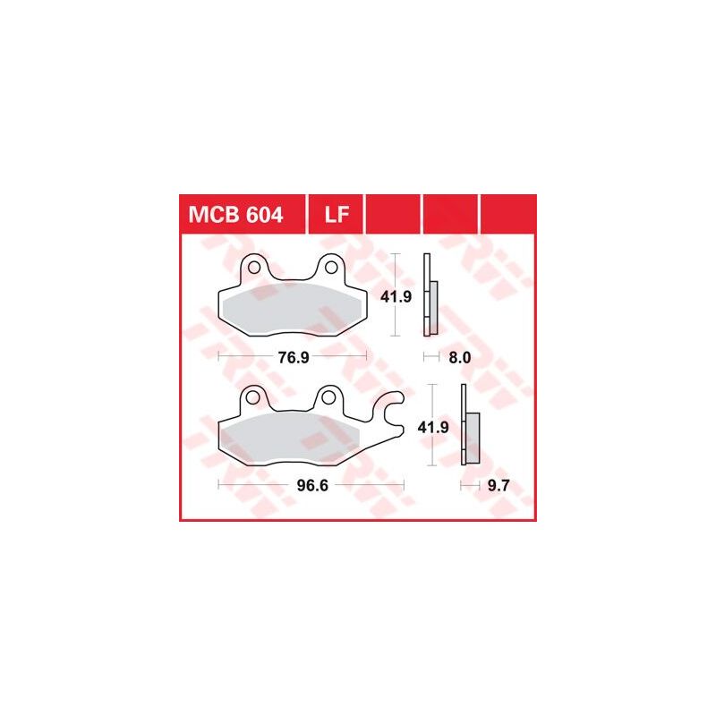 Plaquettes de frein en métal fritté polyvalentes
