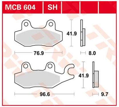 Plaquettes de frein en métal fritté polyvalentes