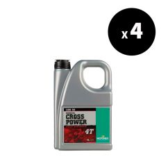Huile moteur MOTOREX Cross Power 4T - 10W50 JASO MA2 - 4L (x4)