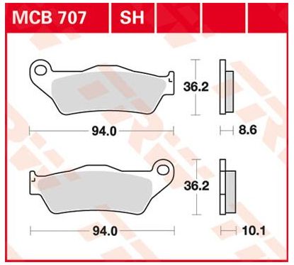 Plaquettes de frein en métal fritté polyvalentes