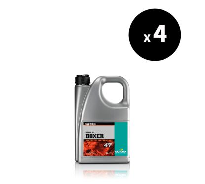 Huile moteur MOTOREX Boxer 4T - 5W40 JASO MA2 - 4L (x4)