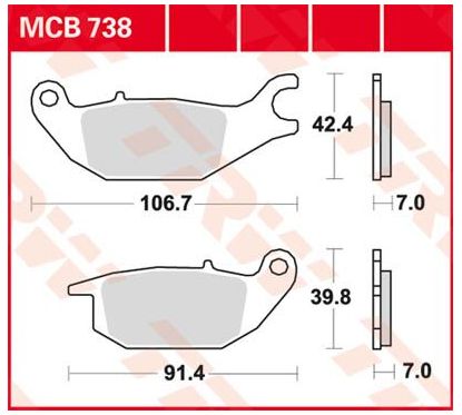 Plaquettes de frein en métal fritté polyvalentes