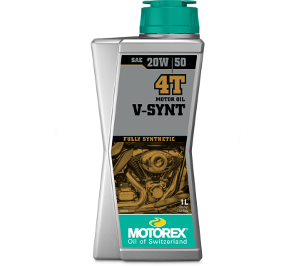 Huile moteur MOTOREX V-SYNT 4T - 20W50 - 1L