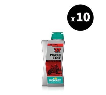 Huile moteur MOTOREX Power Synt 2T - 1L (x10)