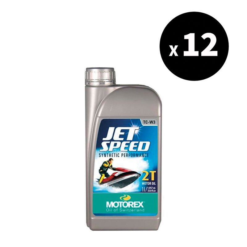 Huile moteur MOTOREX Jet Speed - 1L (x12)
