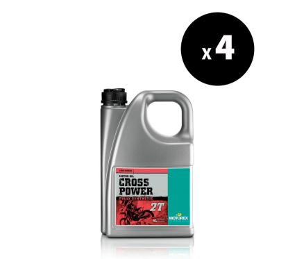 Huile moteur MOTOREX Cross Power 2T - 4L (x4)