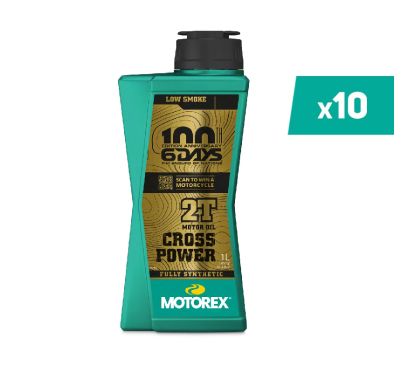 Huile moteur MOTOREX Cross Power 2T Limited Edition 6Days- 1L (x10)