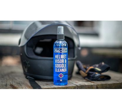 Spray nettoyant visières et masques MUC-OFF Visor, Lens & Goggle Cleaner - Spray 30ml x18