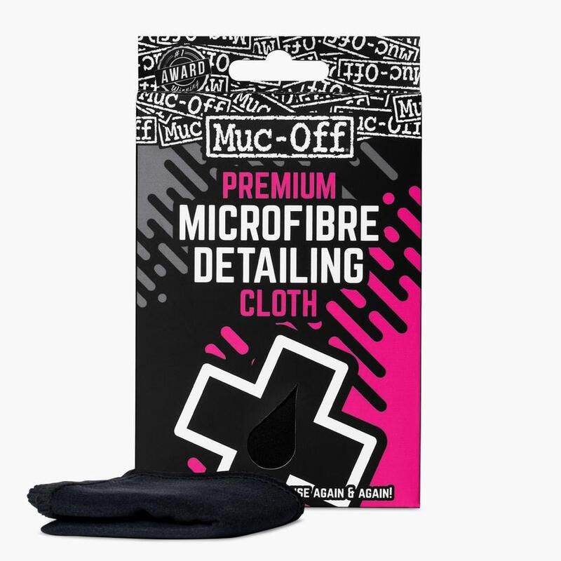 Chiffon microfibre MUC-OFF Premium pour casque, écran, bulle