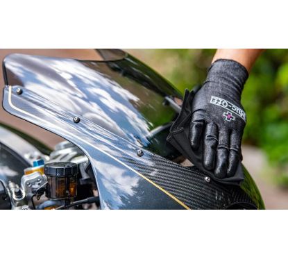 Chiffon microfibre MUC-OFF Premium pour casque, écran, bulle