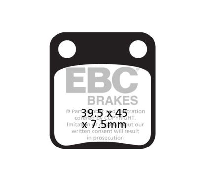 Plaquettes de frein pour scooter en carbone série SFAC