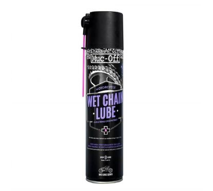 Lubrifiant chaîne MUC-OFF Wet Chain Lube - spray 400ml