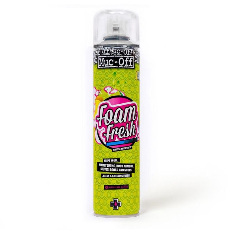 Mousse nettoyante pour casque MUC-OFF Helmet Foam Fresh - spray 400ml