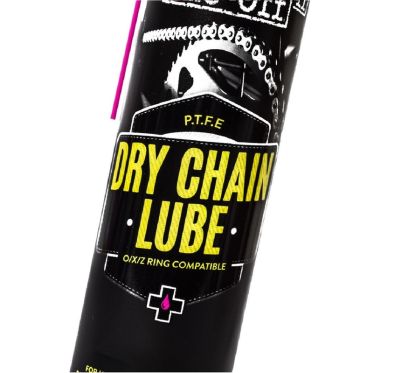 Lubrifiant chaîne MUC-OFF Dry PTFE Chain Lube - spray 400ml