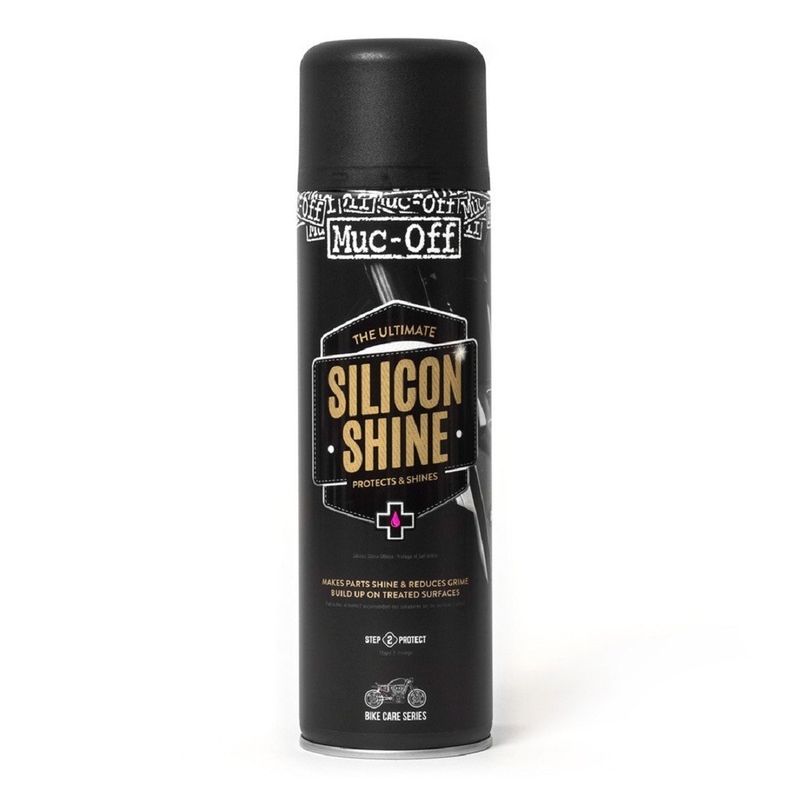 Spray de protection MUC-OFF Motorcycle Silicon Shine - spray 500ml (x12)