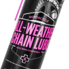 Lubrifiant chaîne MUC-OFF All Weather Chain Lube - spray 400ml (x12)