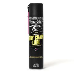 Lubrifiant chaîne MUC-OFF Dry PTFE Chain Lube - spray 400ml (x12)