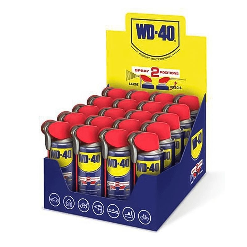 Lubrifiant spray multi-usages WD-40 Double Action - 20x200 ml