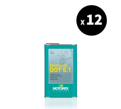 Liquide de frein MOTOREX Brake Fluid DOT 5.1 - 1L (x12)