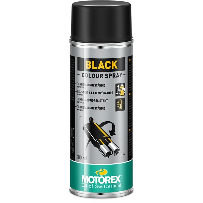 Vernis noir MOTOREX Colour Spray Black - 400ml