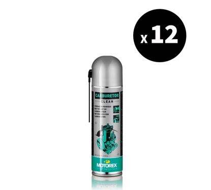 Nettoyant carburateur MOTOREX Carburetor Cleaner - spray 500ml (x12)