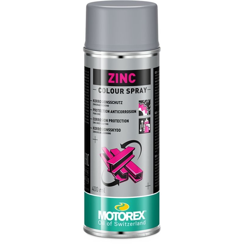 Vernis zinc MOTOREX Colour Spray Zinc - 400ml