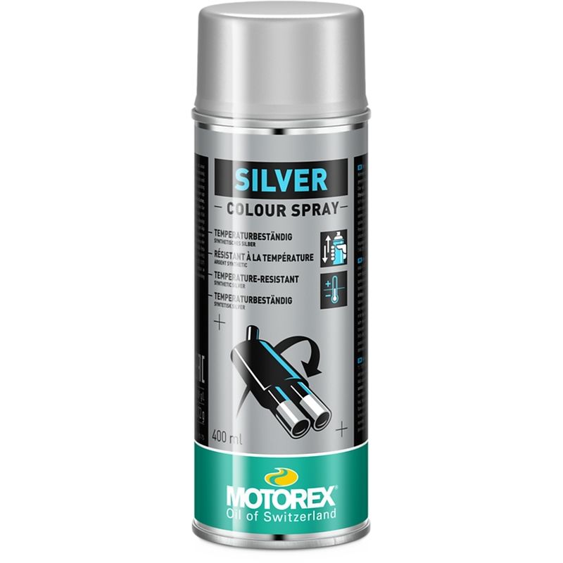 Vernis argent MOTOREX Colour Spray Silver - 400ml