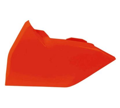 Cache boîte à air gauche RACETECH gauche orange fluo KTM