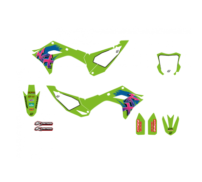 Kit déco BLACKBIRD Retro Kawasaki