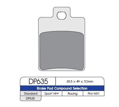 Plaquettes de frein en métal fritté standard