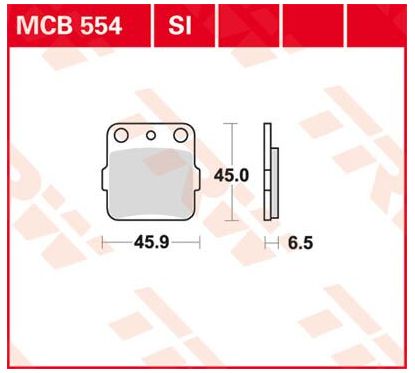 Plaquettes de Frein Off-Road Frittées Série SI