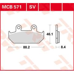 Plaquettes de Frein Frittées Série SV