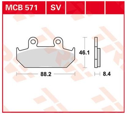 Plaquettes de Frein Frittées Série SV