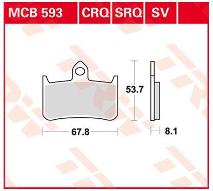Plaquettes de Frein Frittées Série SV