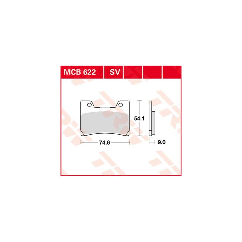 Plaquettes de Frein Frittées Série SV
