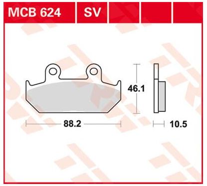 Plaquettes de Frein Frittées Série SV