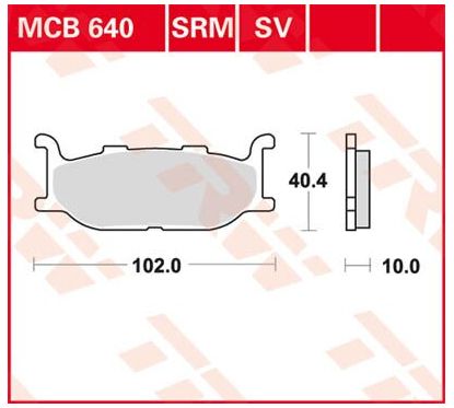 Plaquettes de Frein Frittées Série SV