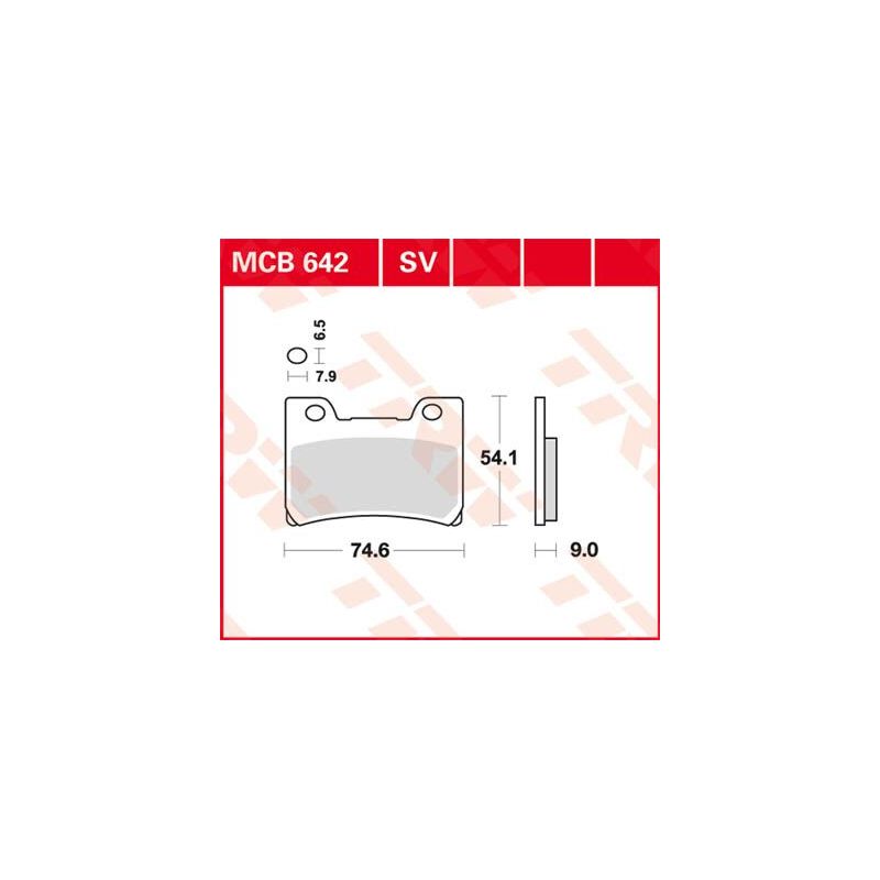 Plaquettes de Frein Frittées Série SV