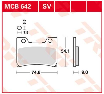 Plaquettes de Frein Frittées Série SV
