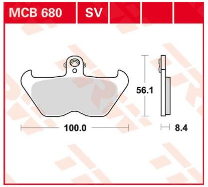 Plaquettes de Frein Frittées Série SV