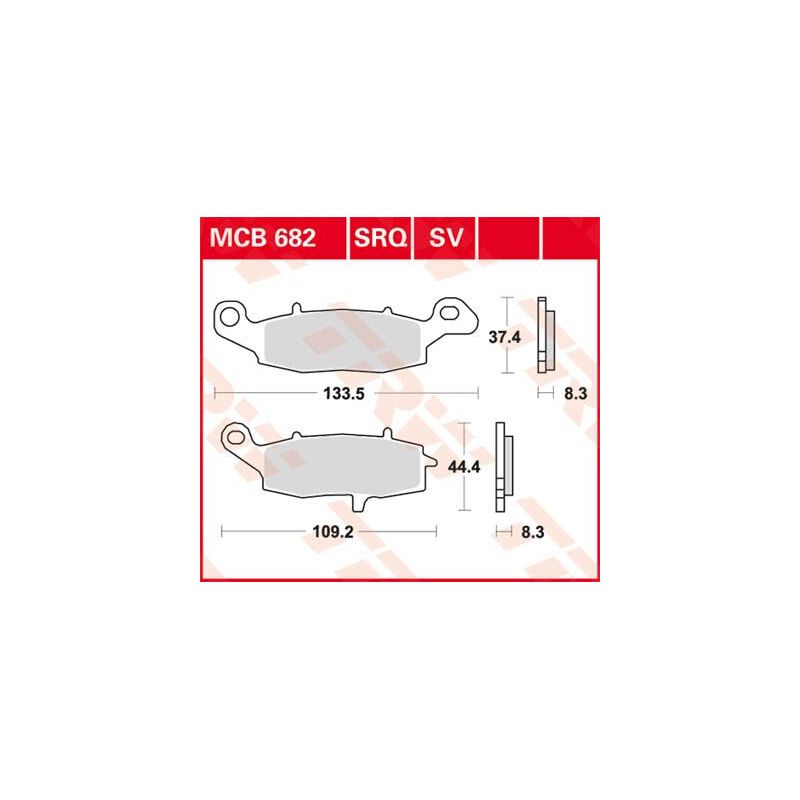 Plaquettes de Frein Frittées Série SV