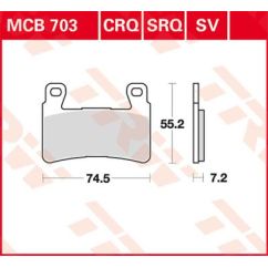 Plaquettes de Frein Frittées Série SV