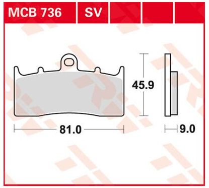 Plaquettes de Frein Frittées Série SV