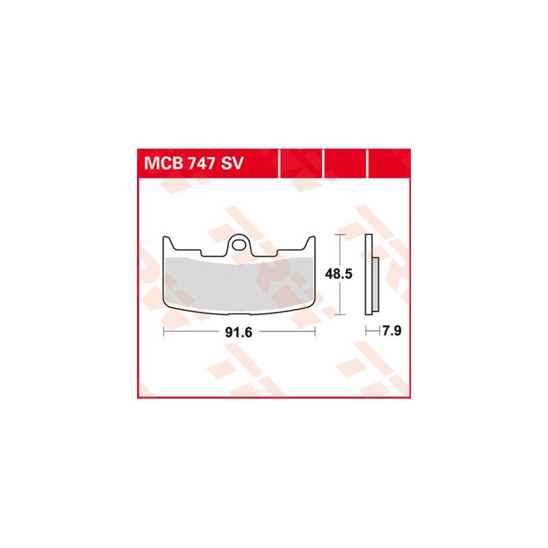 Plaquettes de Frein Frittées Série SV