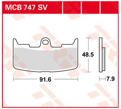 Plaquettes de Frein Frittées Série SV